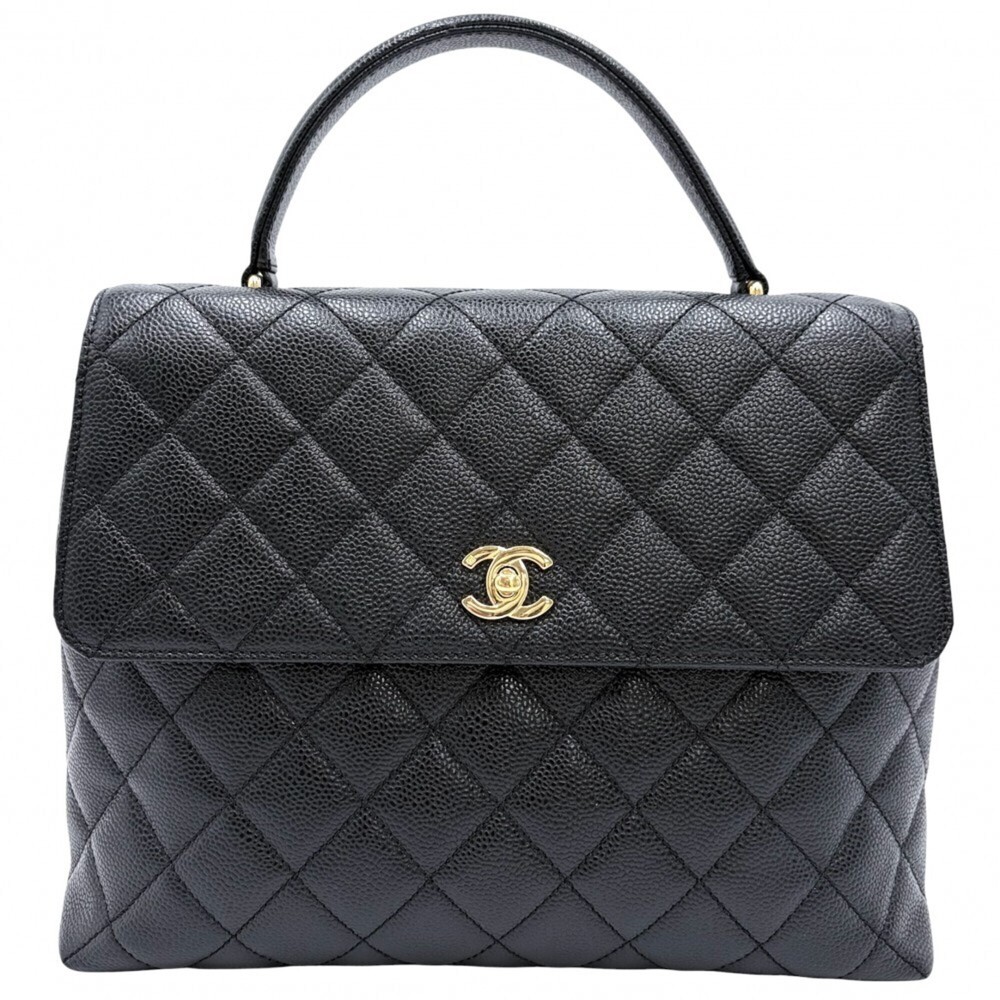 Chanel Women's Matelassé Handbag, Coco Mark, Turnlock, Top Handle, CHANEL A12...